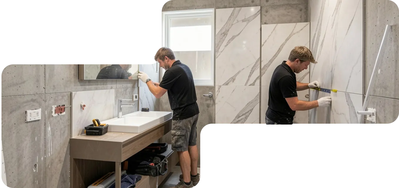 Rencon Projects bathroom renovation craftsmanship